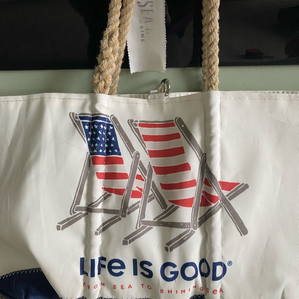 Sea Bags Life is Good Beach Bag Tote